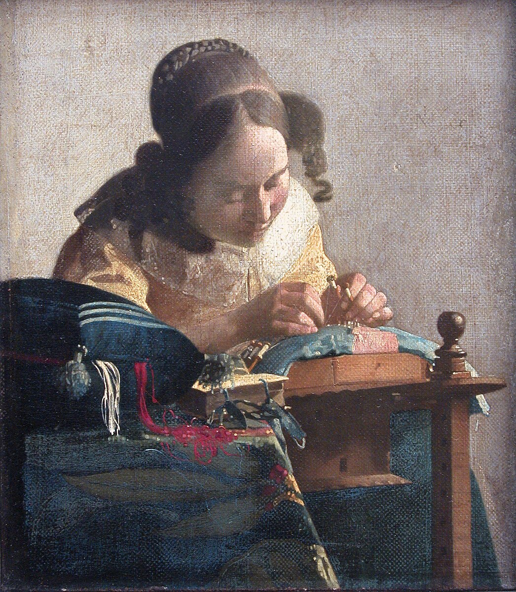 Johannes Vermeer - The lacemaker (c.1669-1671)